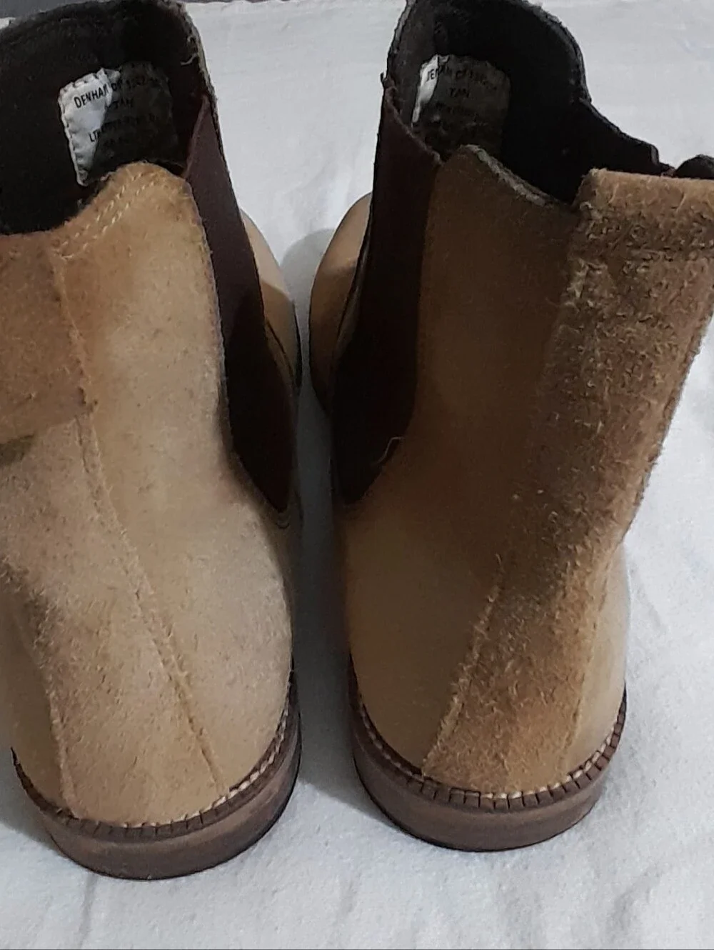 Men's Chelsea Boots in Tan Suede